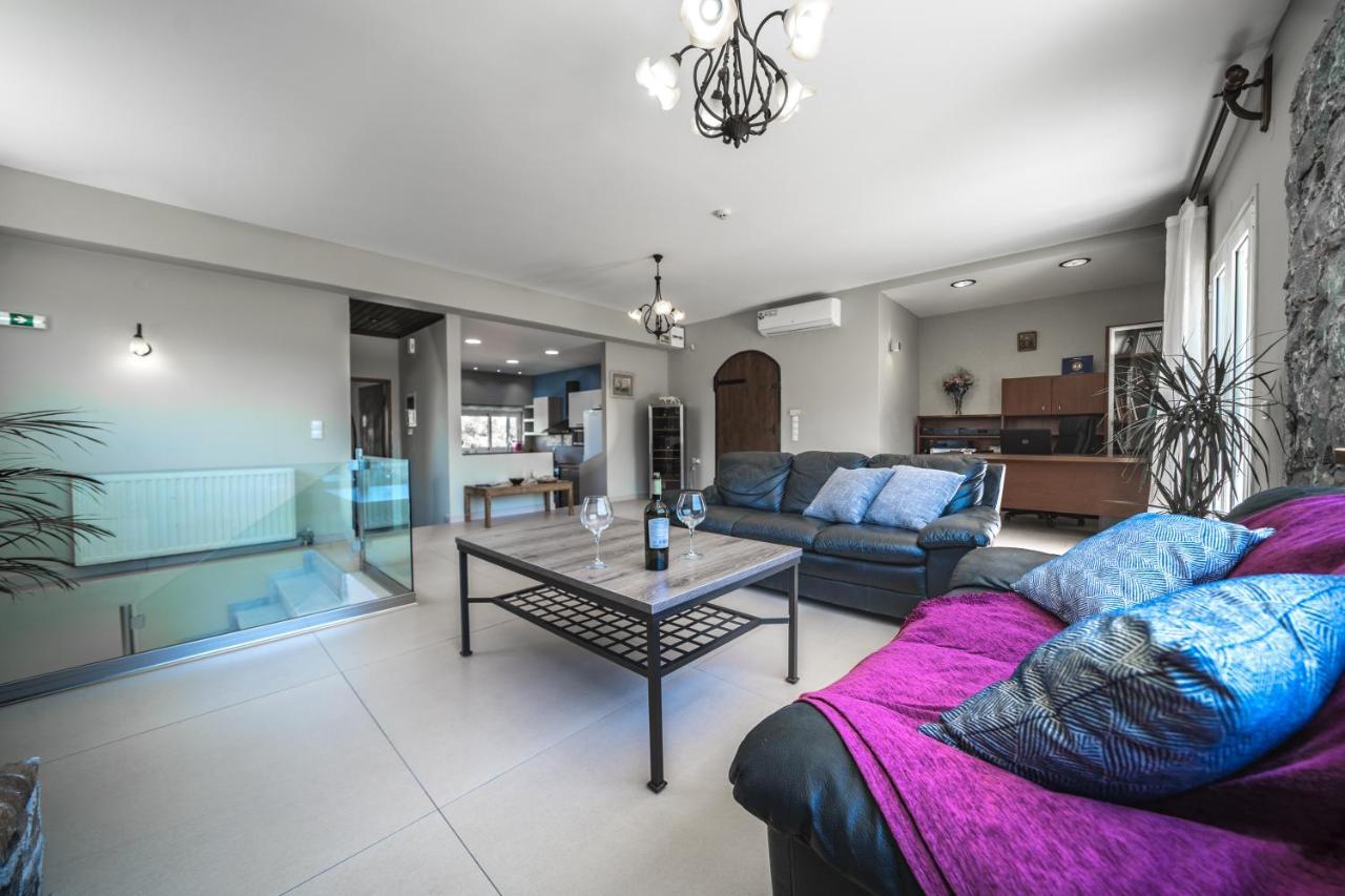 Petronila Luxury Villa With Heated Private Pool Kíssamos Екстериор снимка