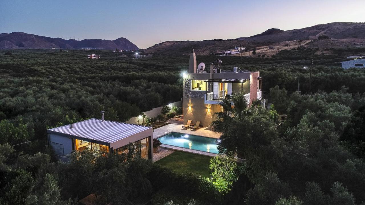 Petronila Luxury Villa With Heated Private Pool Kíssamos Екстериор снимка